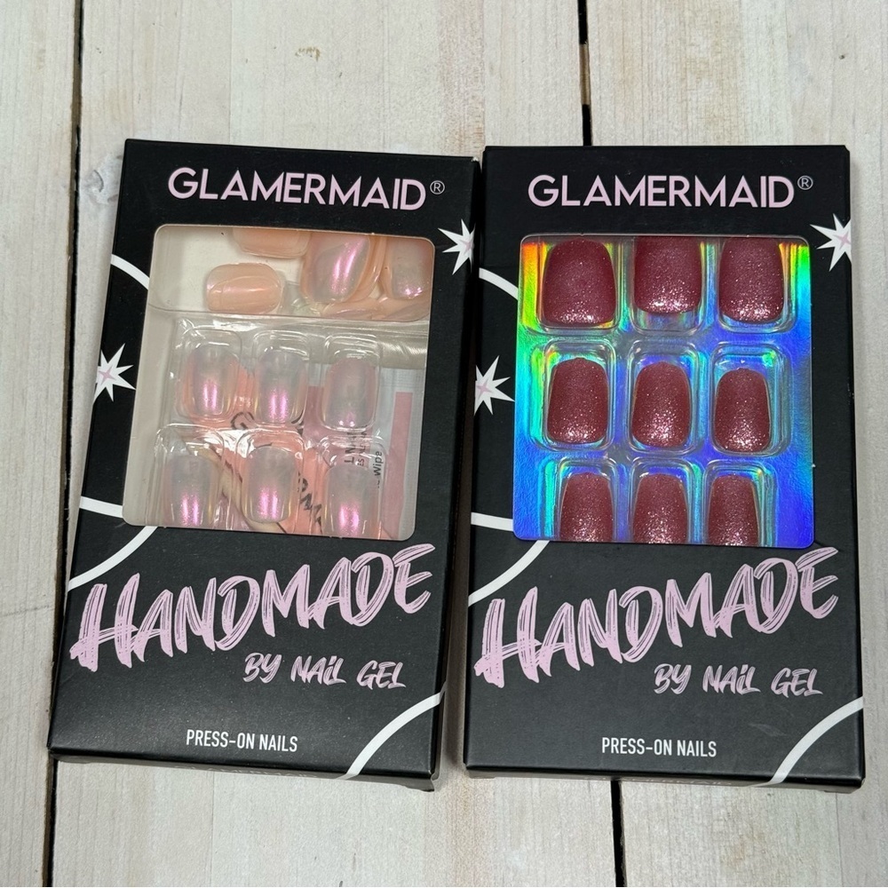 2 Glamermaid Handmade Press-On Nails Set
